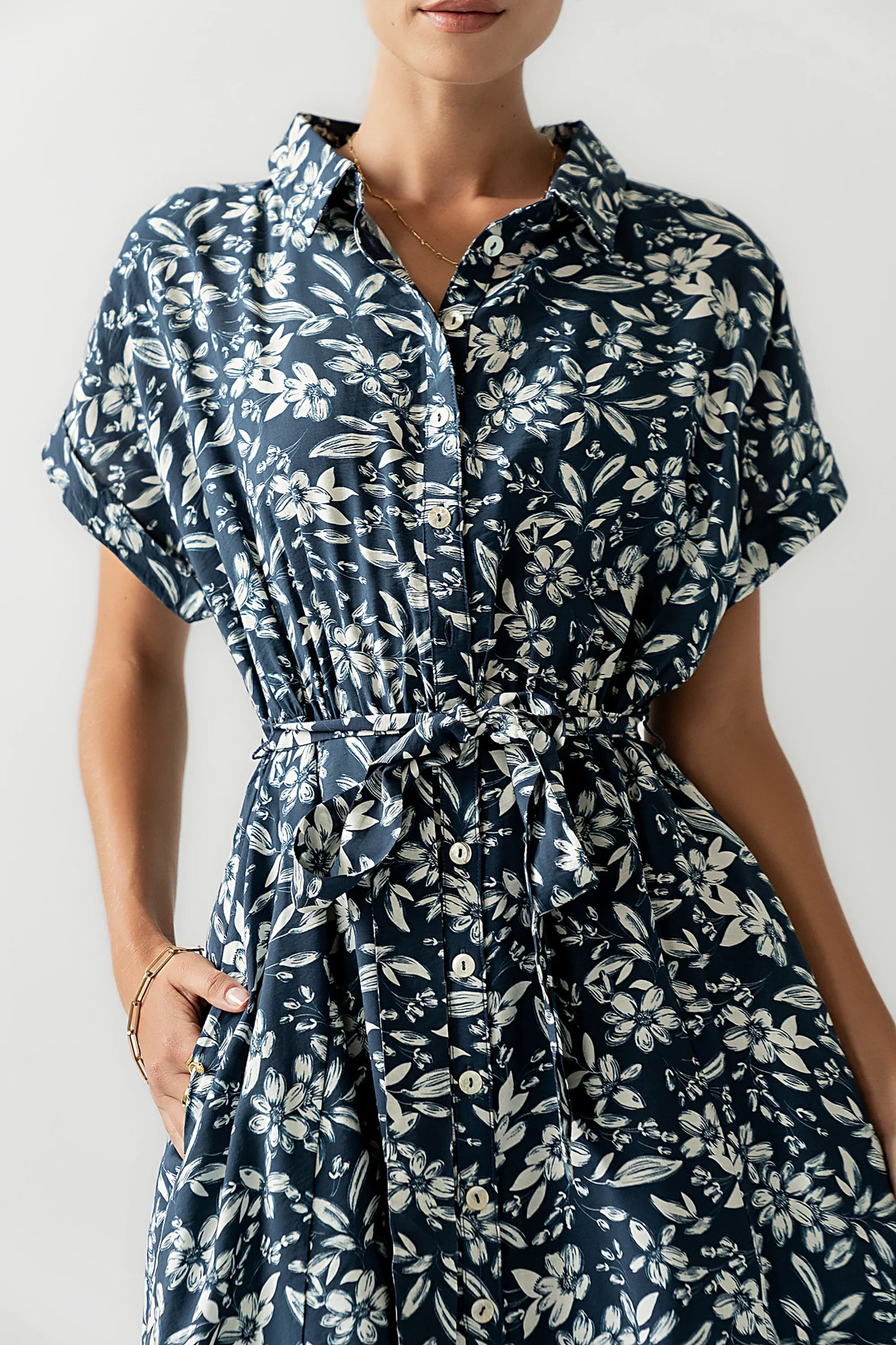 Zeke Floral Midi Dress