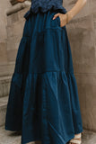 Carey Maxi Dress in Teal FINAL SALE