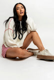 USA Oversized Sweater in Off White FINAL SALE