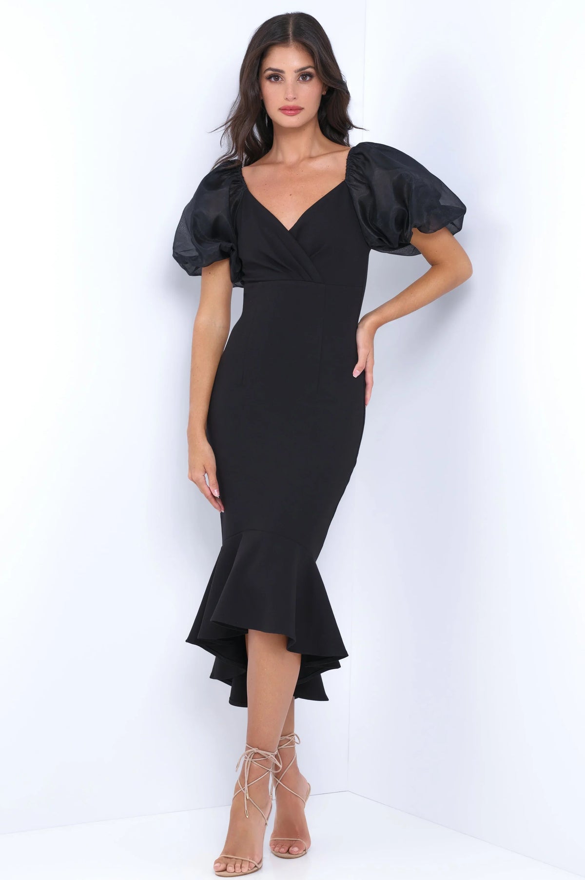 Diana Midi Dress Black