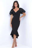Diana Midi Dress Black