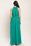 RIVER WALK TEAL MAXI DRESS
