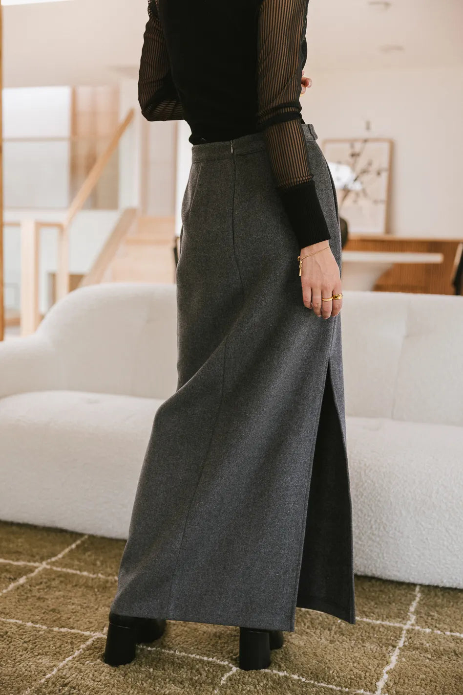 Francis Wool Blend Skirt FINAL SALE