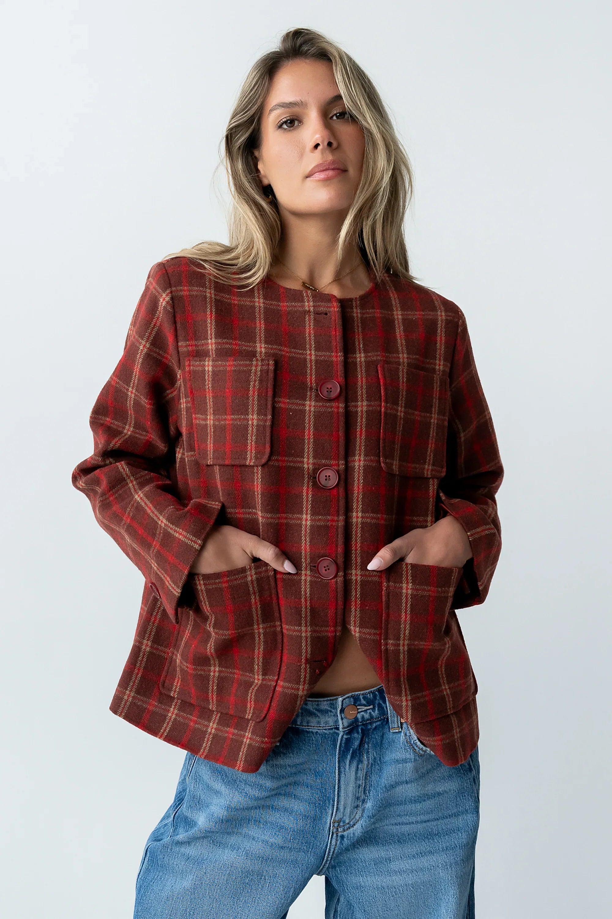 Quinley Plaid Jacket