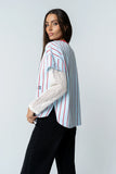 Home Run Oversized Tee in Blue