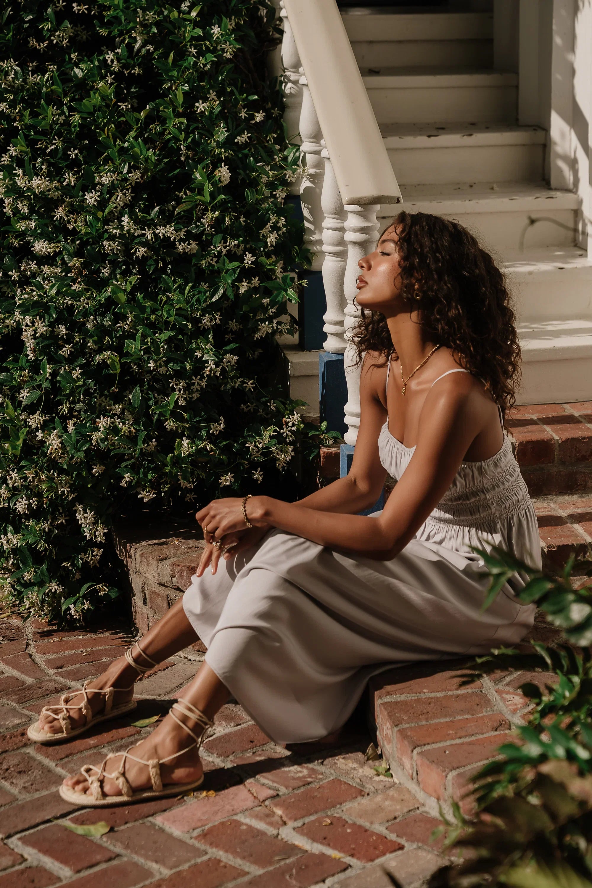 Mariella Smocked Maxi Dress