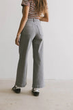 Leila Wide Leg Jeans in Grey FINAL SALE