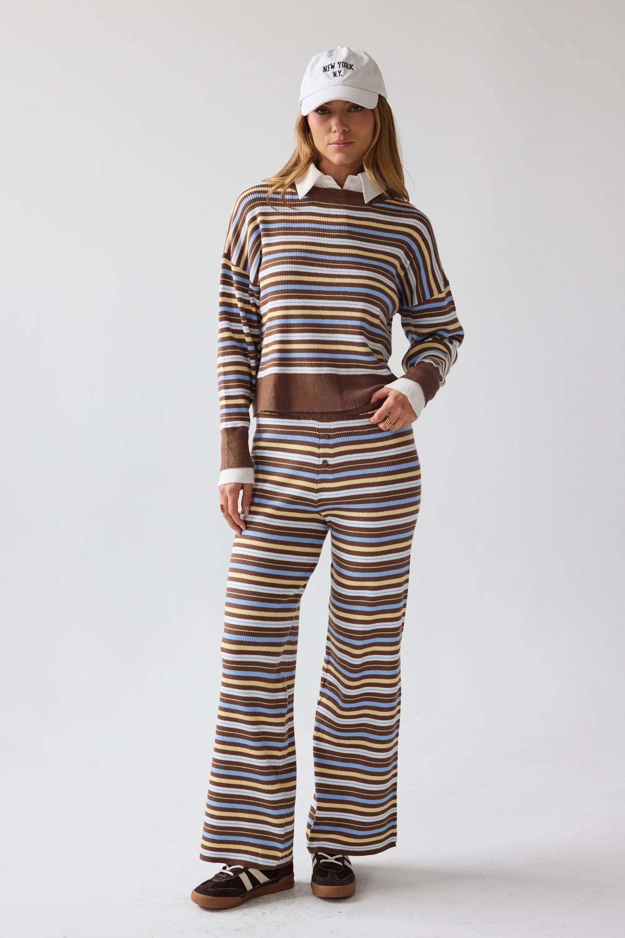 Nancy Striped Flare Pants FINAL SALE