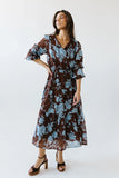 Cache Floral Midi Dress FINAL SALE