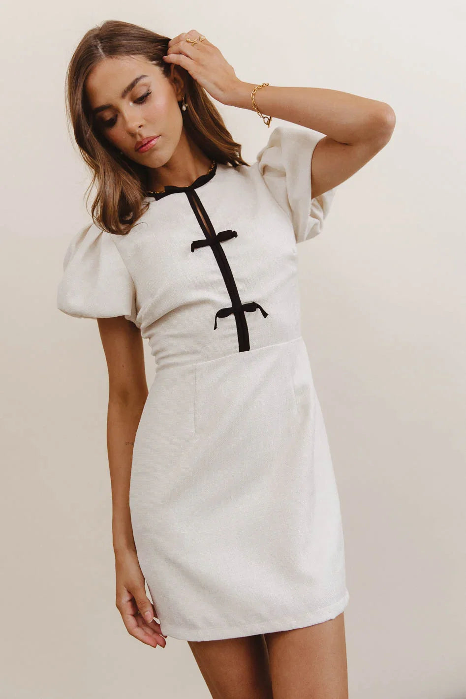Laura Bow Mini Dress FINAL SALE