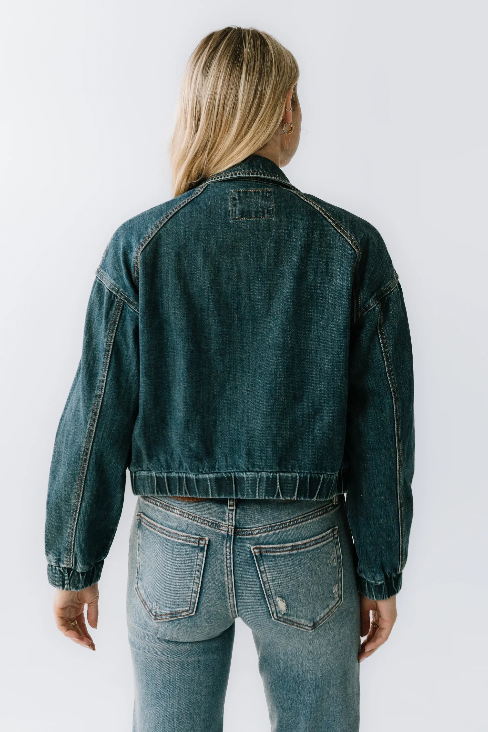 Rosette Denim Jacket