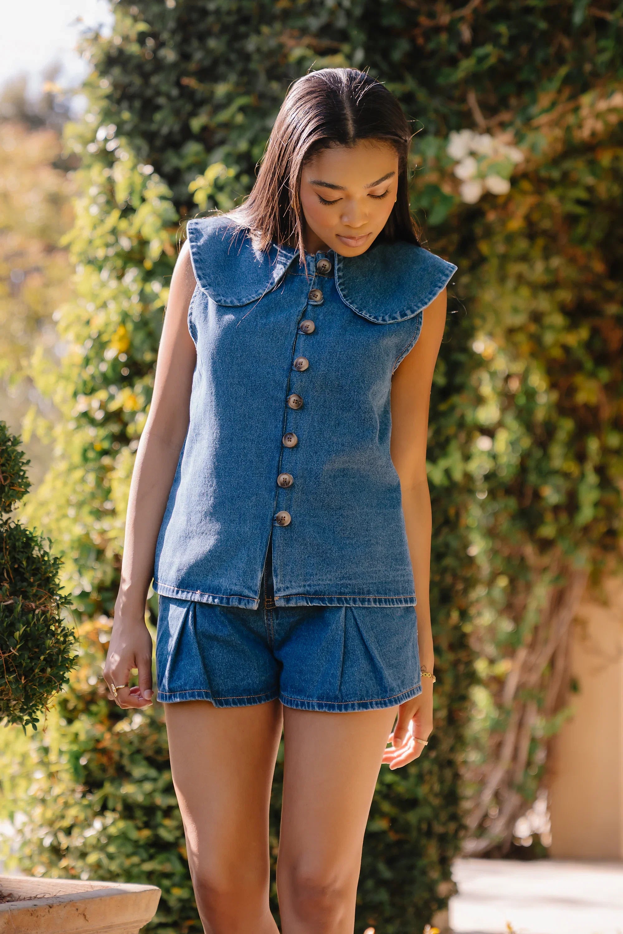 Paula Button Up Top