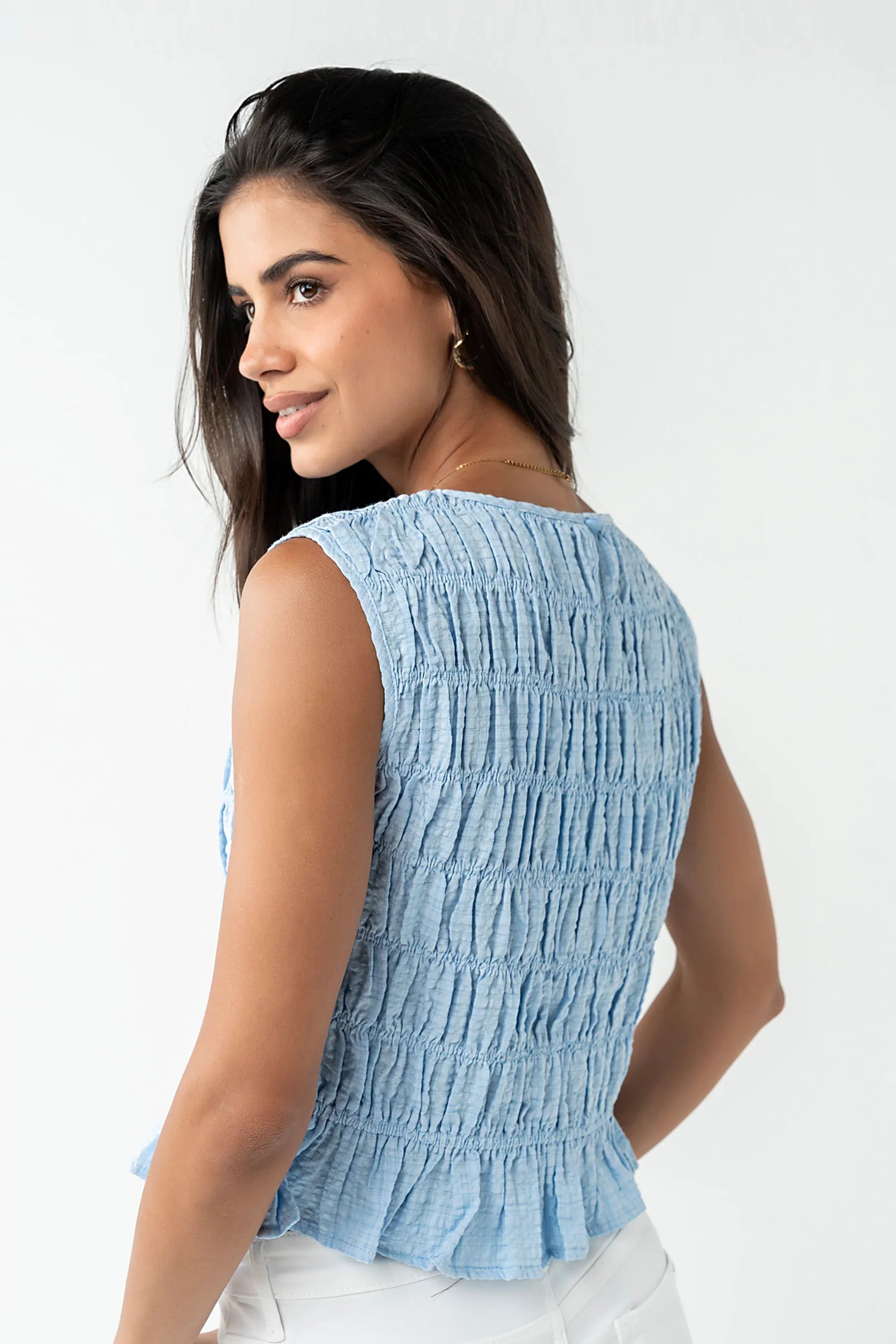 Brissa Smocked Tank Top