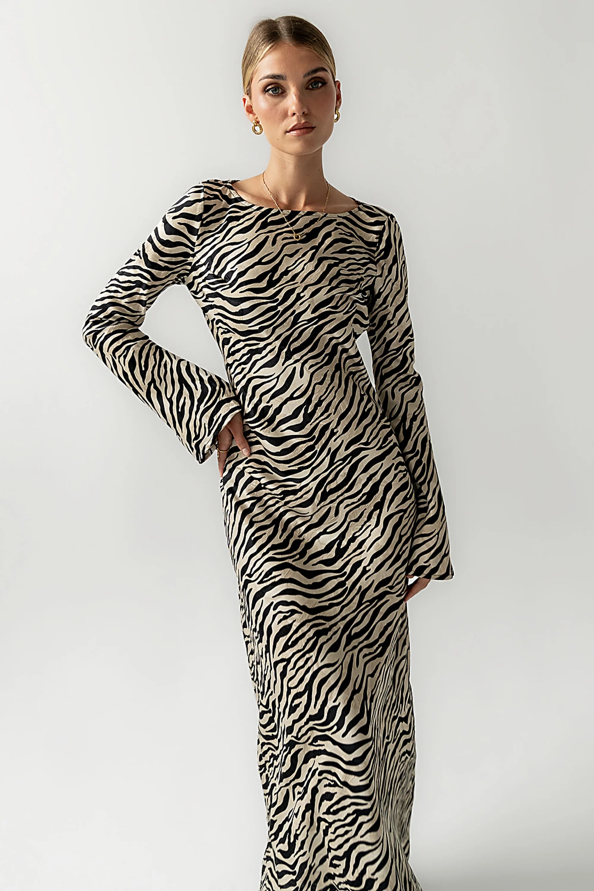 Melody Zebra Ultra Maxi Dress FINAL SALE