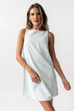 Aria Mini Dress in Blue