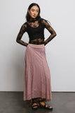 Eliza Lace Skirt in Rose FINAL SALE
