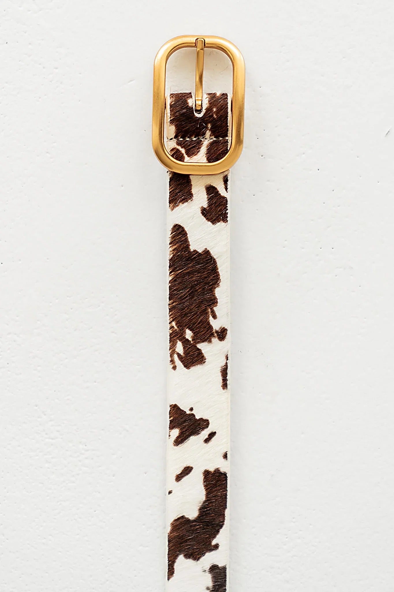 Hannah Cow Print Belt
