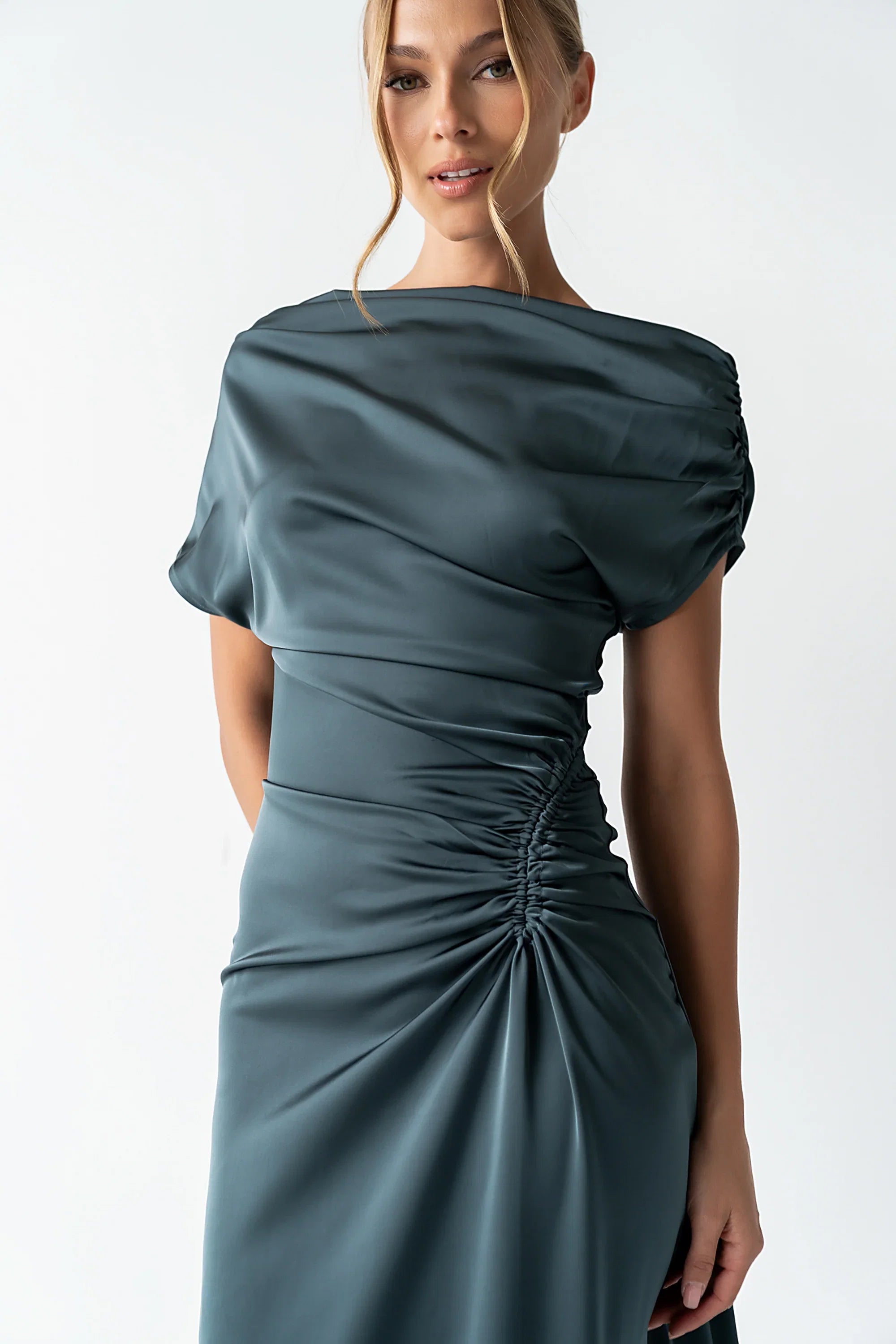 Gigi Ruched Maxi Dress FINAL SALE