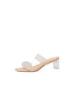 Outdoor Peep Toe Sandals Chunky Heel Fashion Shoes With Beaded
