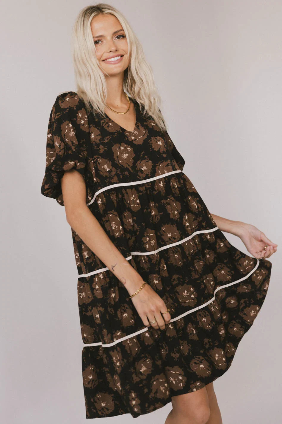 Ostella Floral Midi Dress FINAL SALE