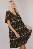 Ostella Floral Midi Dress FINAL SALE