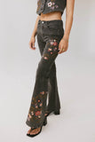 Camille Embroidered Flare Jeans FINAL SALE