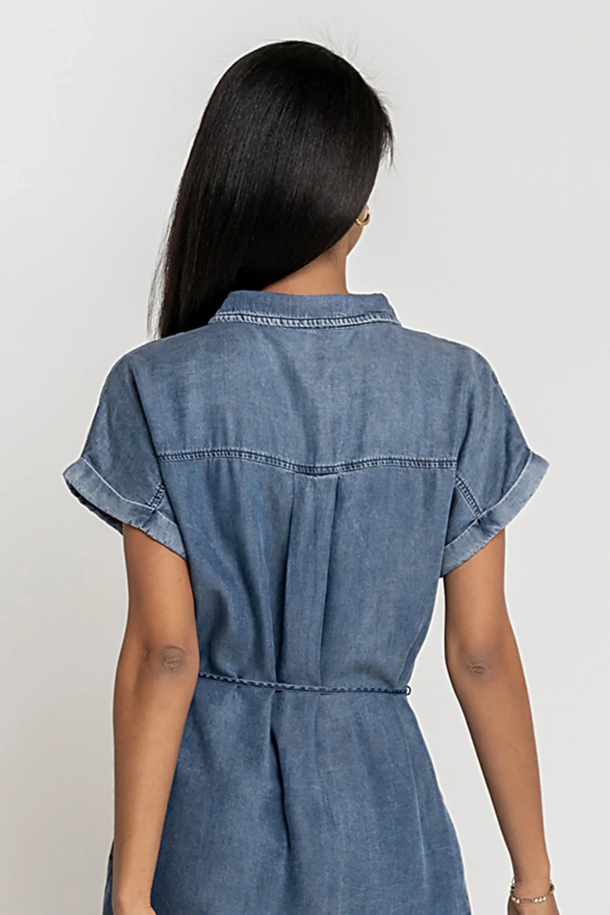 Sherry Denim Midi Dress