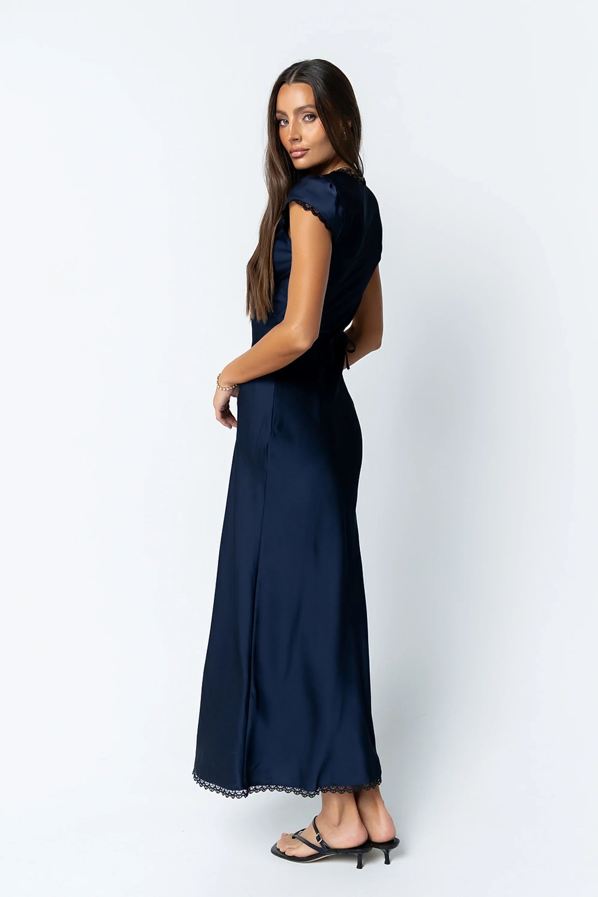 Wrenna Satin Maxi Dress