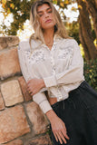 Remi Contrast Floral Top