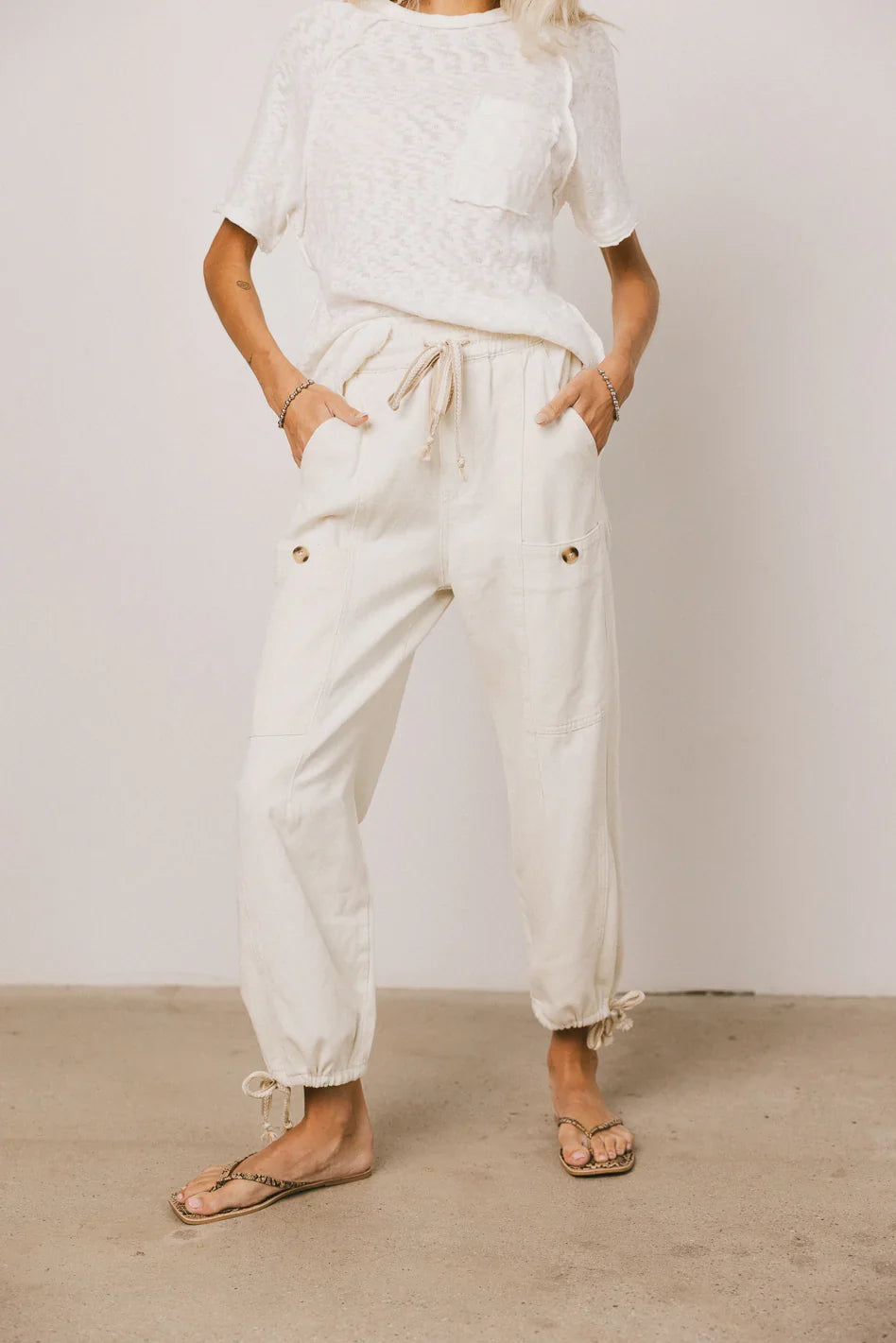 Robyn Pants in Ivory FINAL SALE