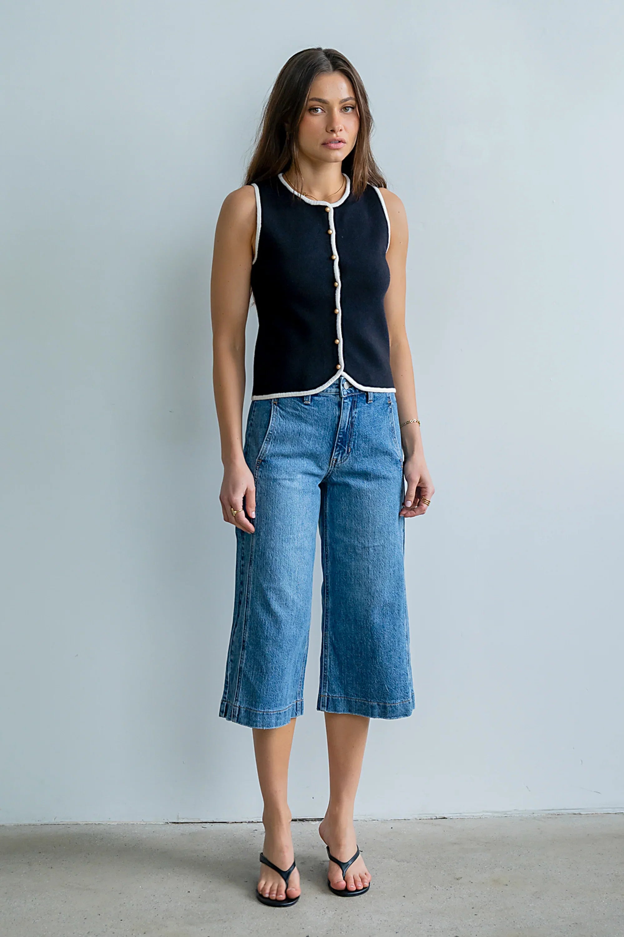Leanne Wide Leg Capris