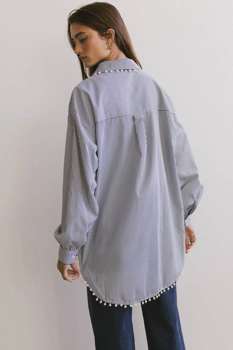 Allison Pearl Button Up FINAL SALE