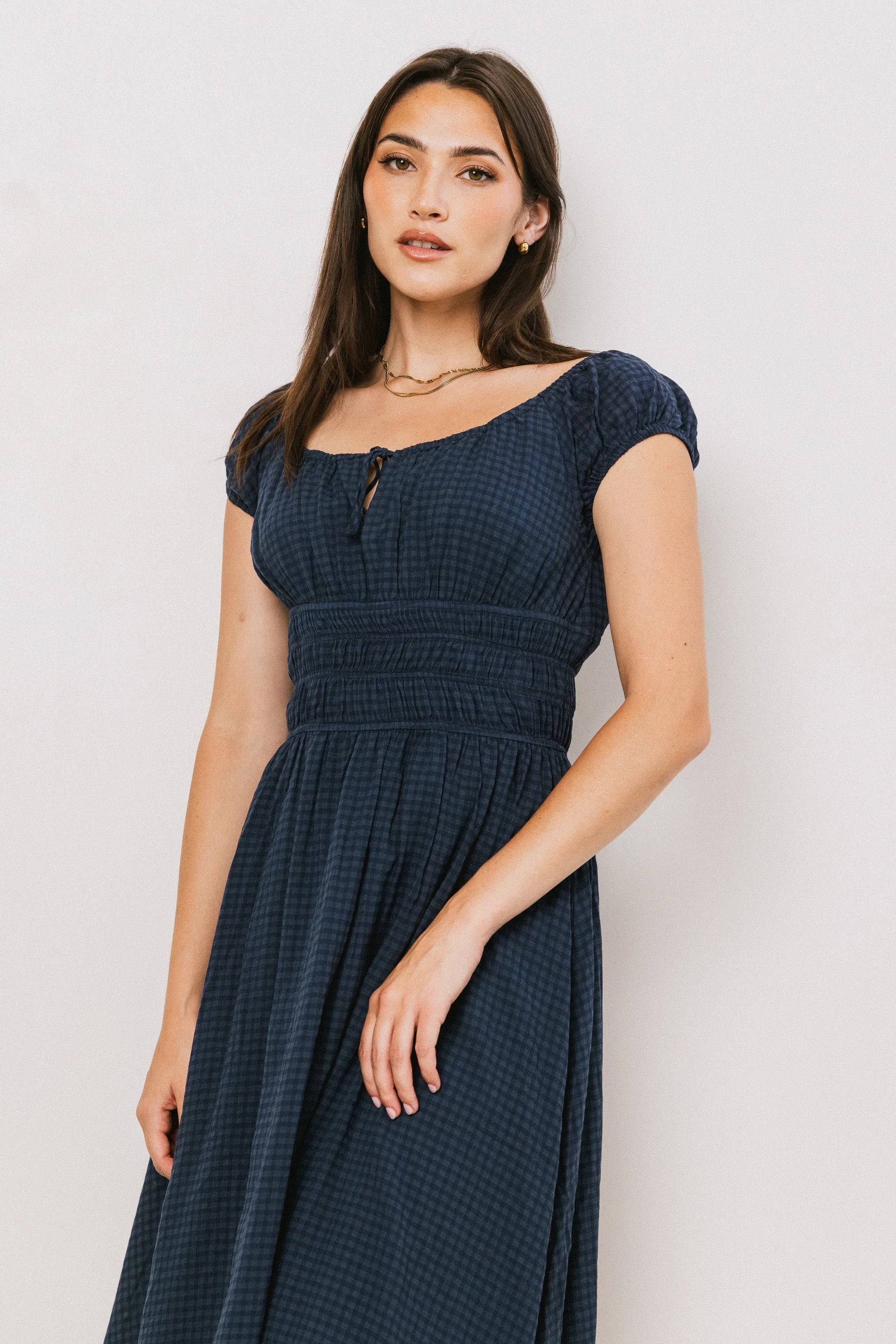 Kimber Plaid Midi Dress FINAL SALE