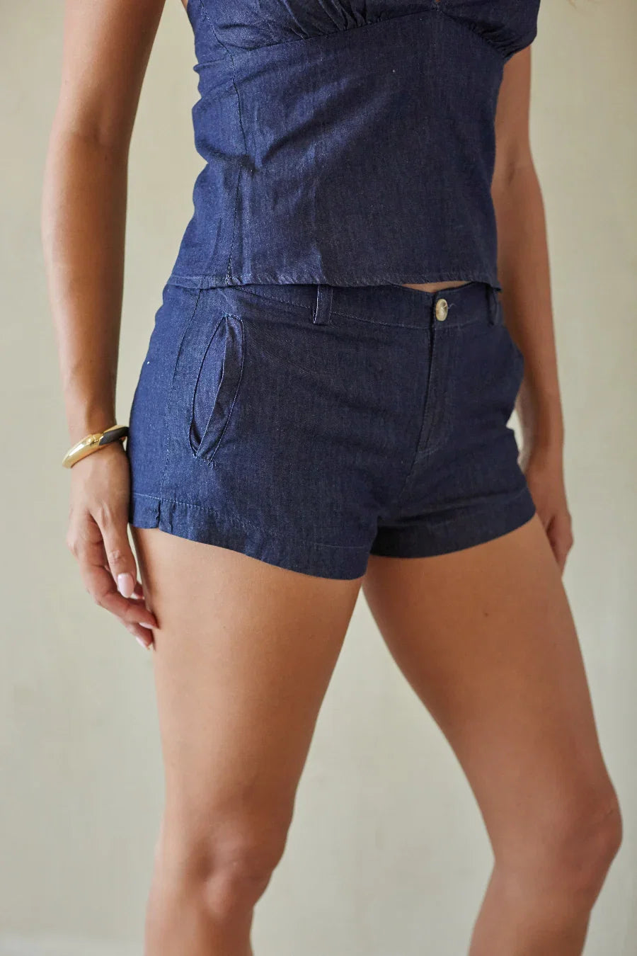 Rory Low Rise Denim Shorts