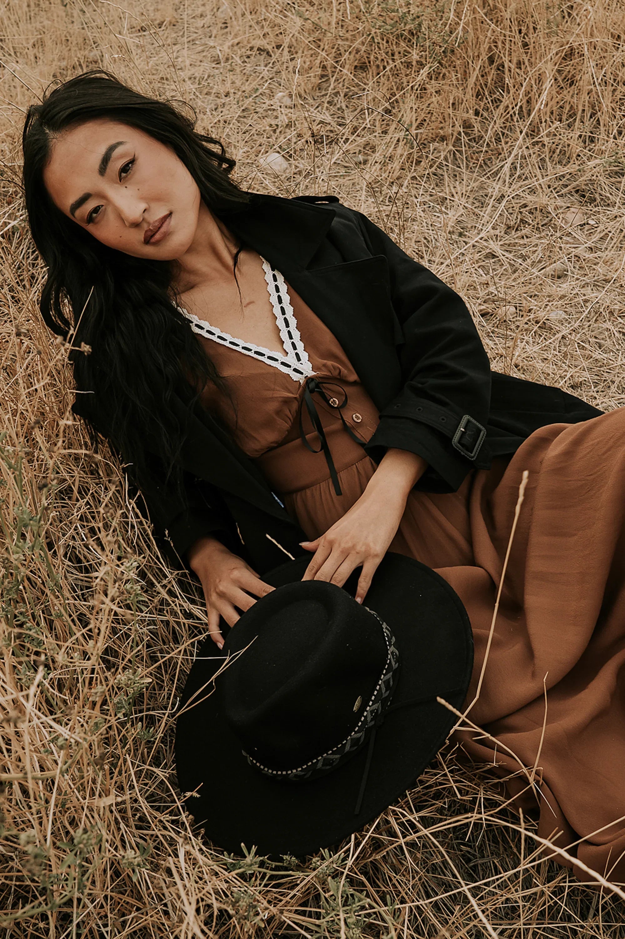 Kaydence Maxi Dress in Brown FINAL SALE