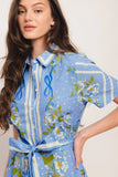 SWEET SOPHISTICATE SHORT SLEEVE MIDI DRESS