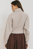 Gracelyn Turtleneck Sweater in Fog FINAL SALE