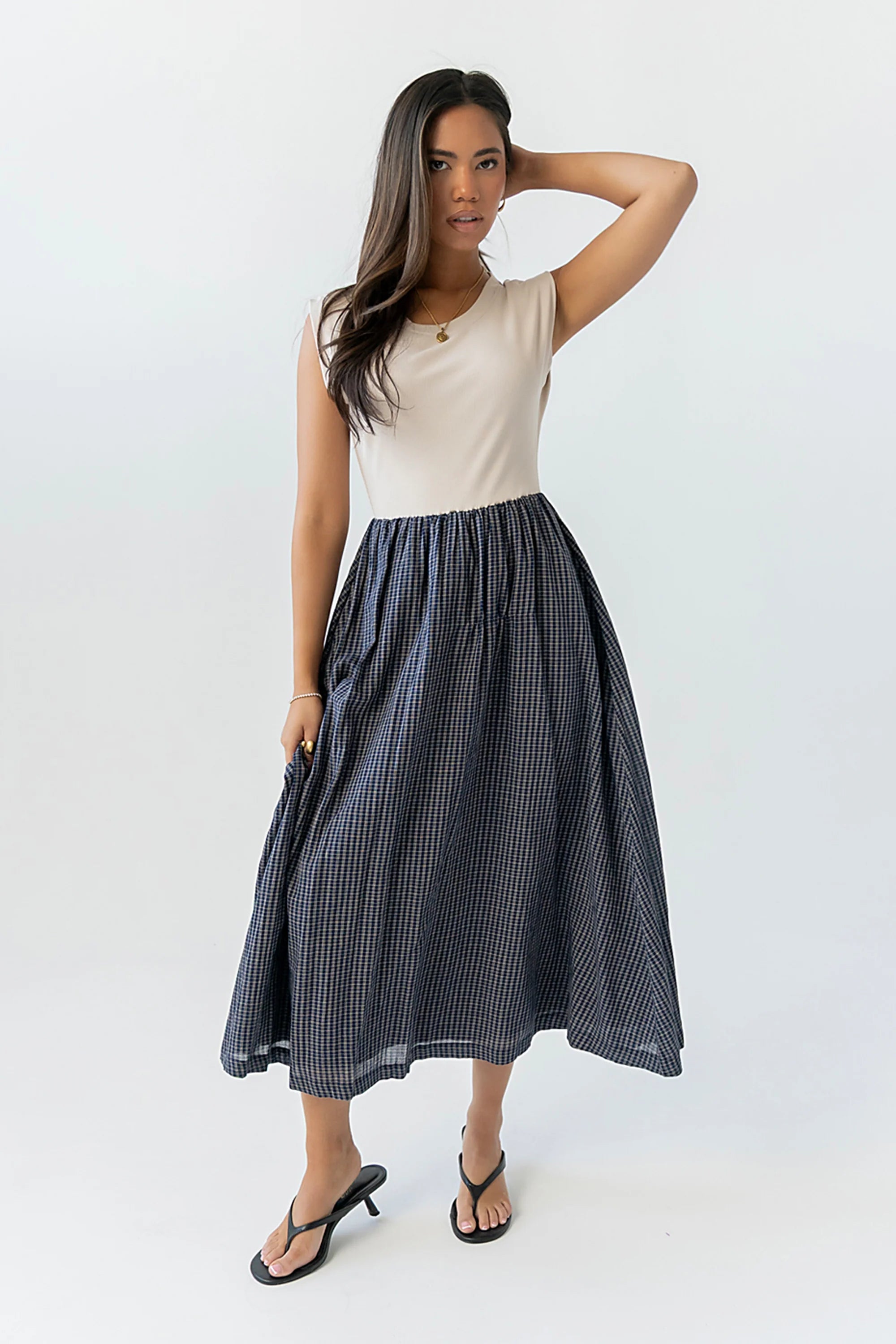 Tilly Mixed Media Dress