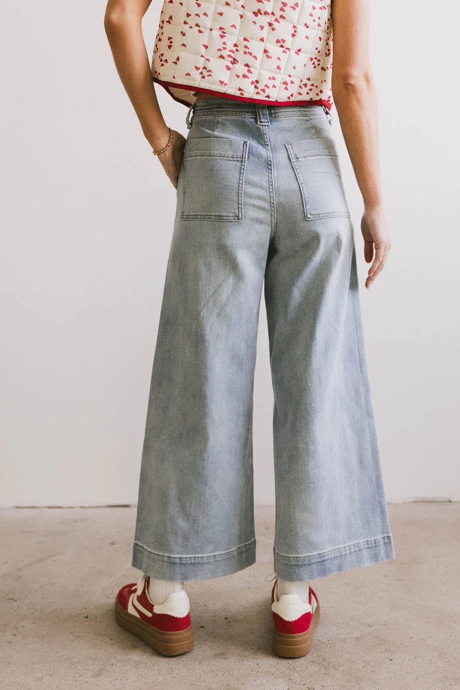 Pablo Wide Leg Denim Pants FINAL SALE